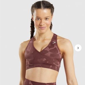 Gymshark camo sports bra
